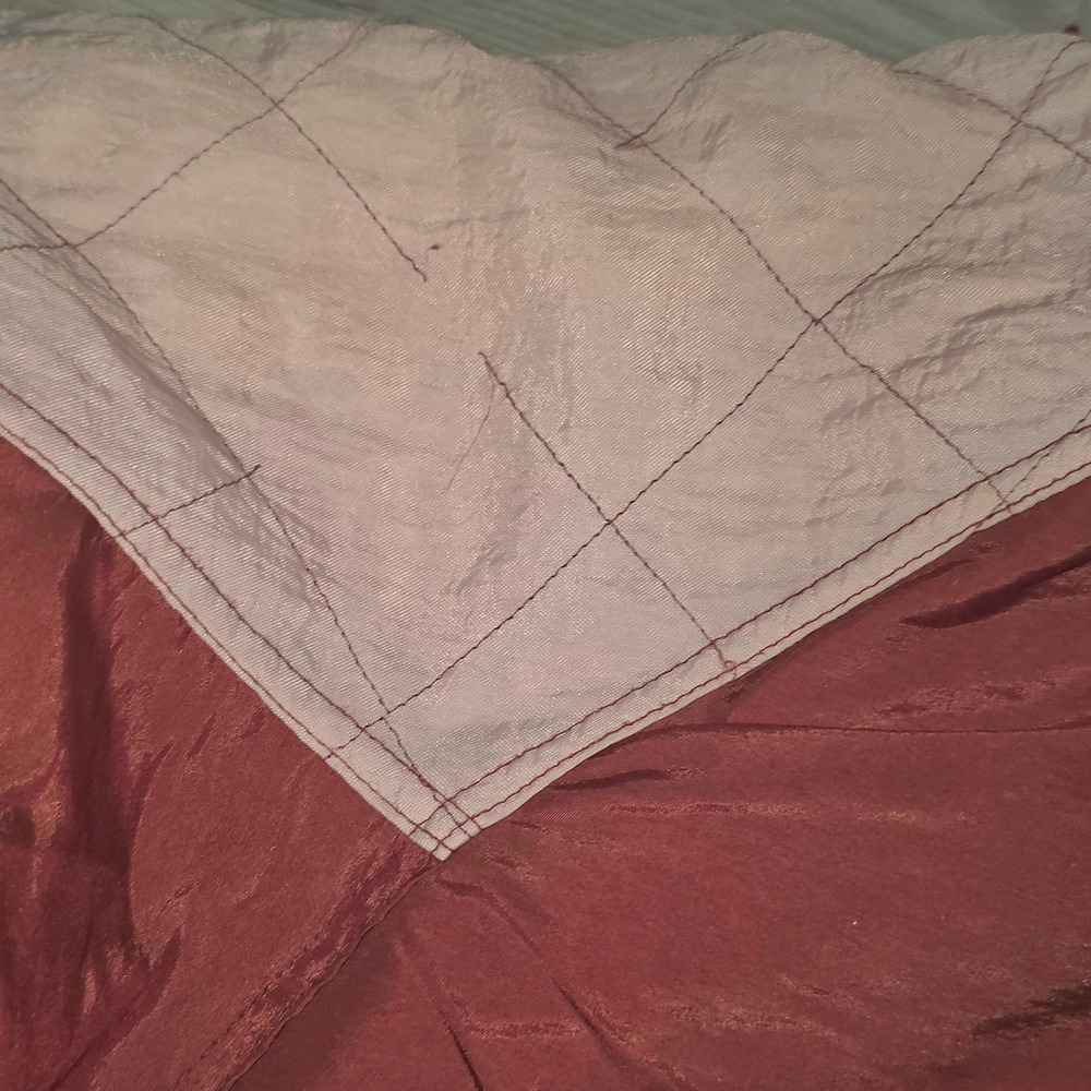 Vtg Starter Washington Redskins Hooded Puffer Jacket Burgundy Gold 90s XL - Picture 14 of 15